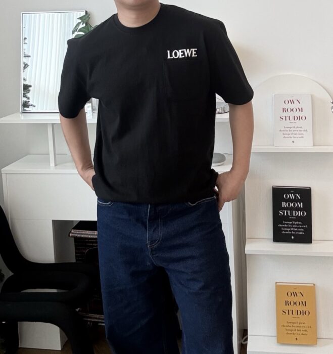 로에베 코튼 릴렉스 핏 포켓 로프자수 반팔티 레플리카 미러급 SA급 S급 고퀄리티 하이엔드 최상급 의류 [남성여성공용] 21
