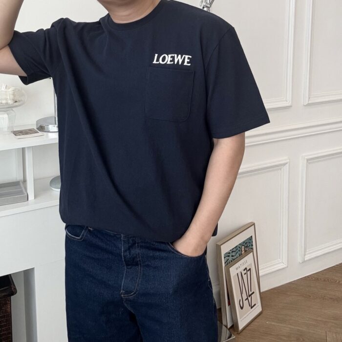 로에베 코튼 릴렉스 핏 포켓 로프자수 반팔티 레플리카 미러급 SA급 S급 고퀄리티 하이엔드 최상급 의류 [남성여성공용] 19
