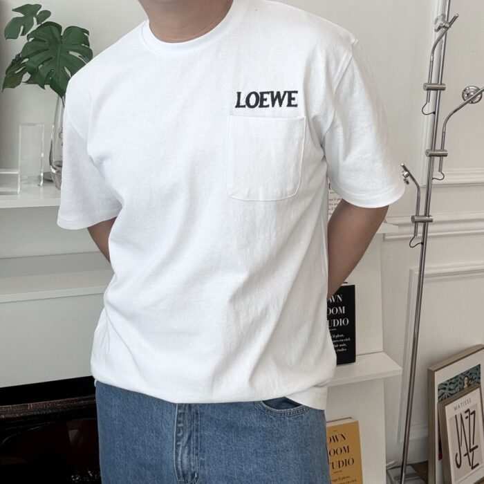 로에베 코튼 릴렉스 핏 포켓 로프자수 반팔티 레플리카 미러급 SA급 S급 고퀄리티 하이엔드 최상급 의류 [남성여성공용] 16
