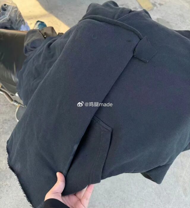 발렌시아가 자수 후드 집업 워싱 블랙 오버사이즈 레플리카 미러급 SA급 S급 고퀄리티 하이엔드 최상급 의류 [남성여성공용] 11