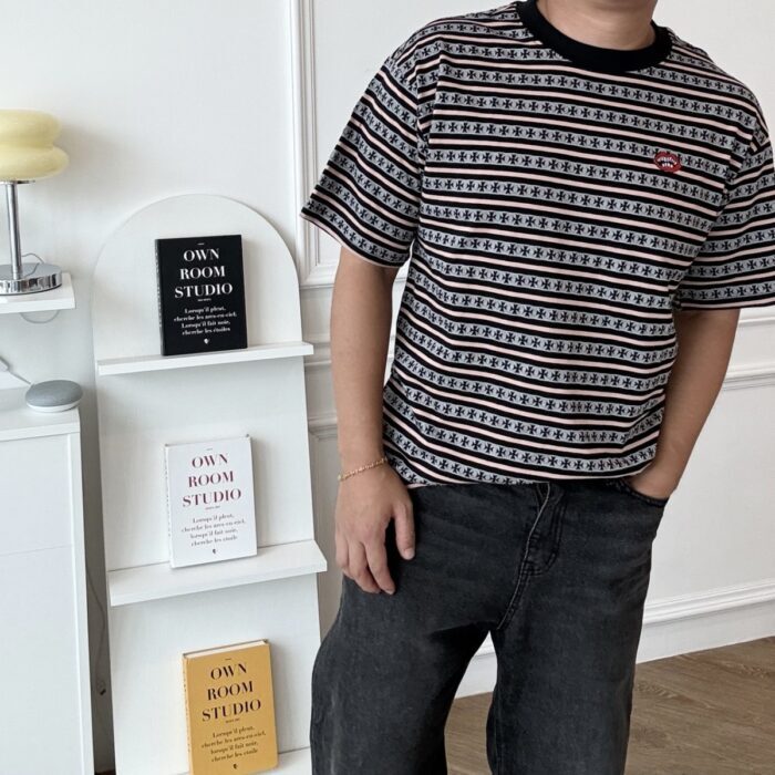 크롬하츠 메티보이 스트라이프 반팔티 레플리카 미러급 SA급 S급 고퀄리티 하이엔드 최상급 의류 [남성여성공용] 14