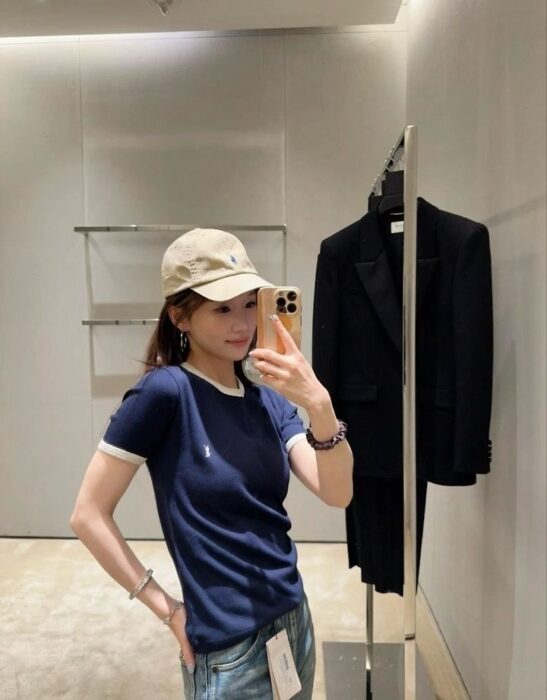 생로랑 카산드라 리브 티셔츠 레플리카 미러급 SA급 S급 고퀄리티 하이엔드 최상급 의류 [여성] 14
