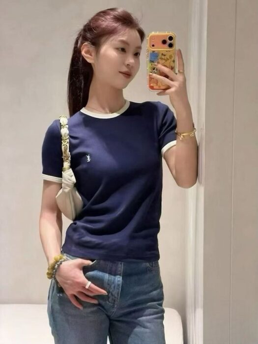 생로랑 카산드라 리브 티셔츠 레플리카 미러급 SA급 S급 고퀄리티 하이엔드 최상급 의류 [여성] 16