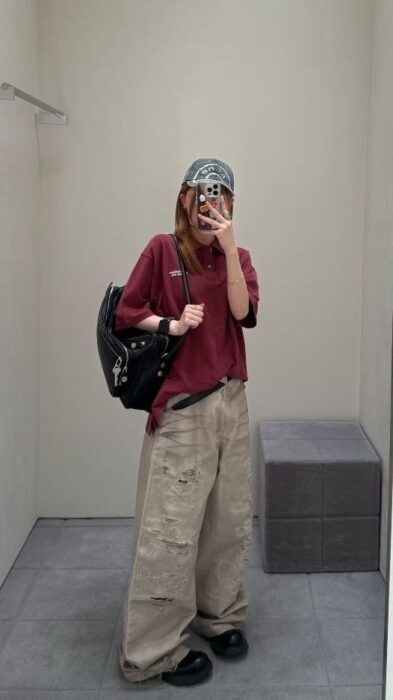 아크네스튜디오 워싱 로고 폴로 티셔츠 레플리카 미러급 SA급 S급 고퀄리티 하이엔드 최상급 의류 [남성여성공용] 12