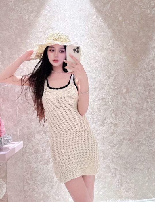 셀린느 트리옹프 크로셰 미니 원피스 레플리카 미러급 SA급 S급 고퀄리티 하이엔드 최상급 의류 [여성] 10