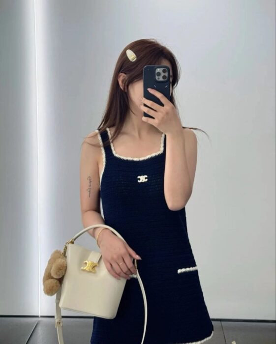 셀린느 트리옹프 크로셰 미니 원피스 레플리카 미러급 SA급 S급 고퀄리티 하이엔드 최상급 의류 [여성] 4