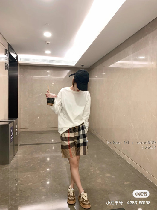 버버리 라지 체크 반바지 레플리카 미러급 SA급 S급 고퀄리티 하이엔드 최상급 의류 [남성여성공용] [셀럽]