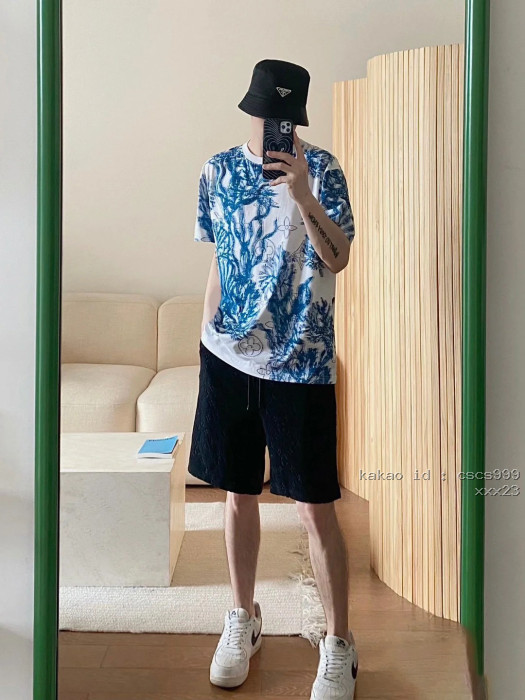 루이비통 테리 코튼 엠보싱 드로스트링 쇼츠 레플리카 미러급 SA급 S급 고퀄리티 하이엔드 최상급 의류 [남성여성공용] [셀럽]