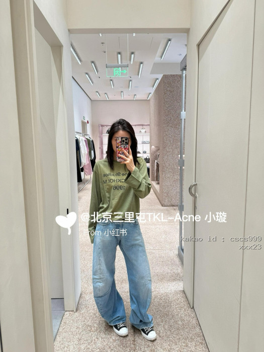 아크네스튜디오 1996 레터 프린트 긴팔 티셔츠 레플리카 미러급 SA급 S급 고퀄리티 하이엔드 최상급 의류 [여성복] 12