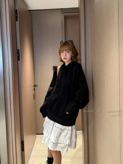 루이비통 자카드 후드 트윌 니트 후드티 레플리카 미러급 SA급 S급 고퀄리티 하이엔드 최상급 의류 [남성여성공용] [셀럽] 6