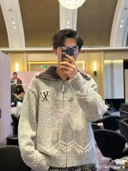 루이비통 LV x Nigo 낚시 니트 가디건 레플리카 미러급 SA급 S급 고퀄리티 하이엔드 최상급 의류 [남성여성공용] [셀럽] 12
