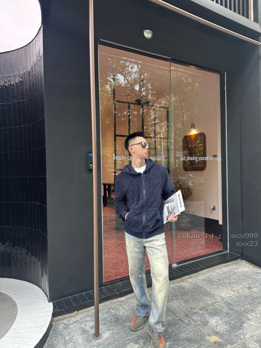 루이비통 LV 테리 소재 지퍼 후드티 레플리카 미러급 SA급 S급 고퀄리티 하이엔드 최상급 의류 [남성여성공용] [셀럽] 9