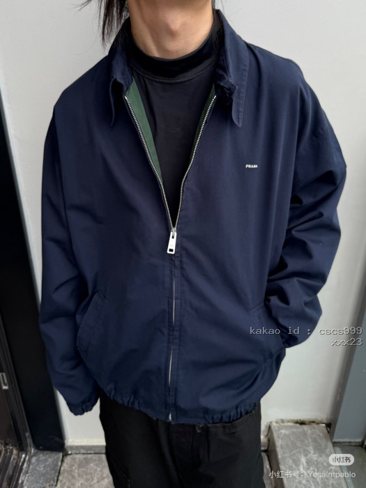 프라다 해링턴 지퍼업 재킷 레플리카 미러급 SA급 S급 고퀄리티 하이엔드 최상급 의류 [남성여성공용] [셀럽] 14