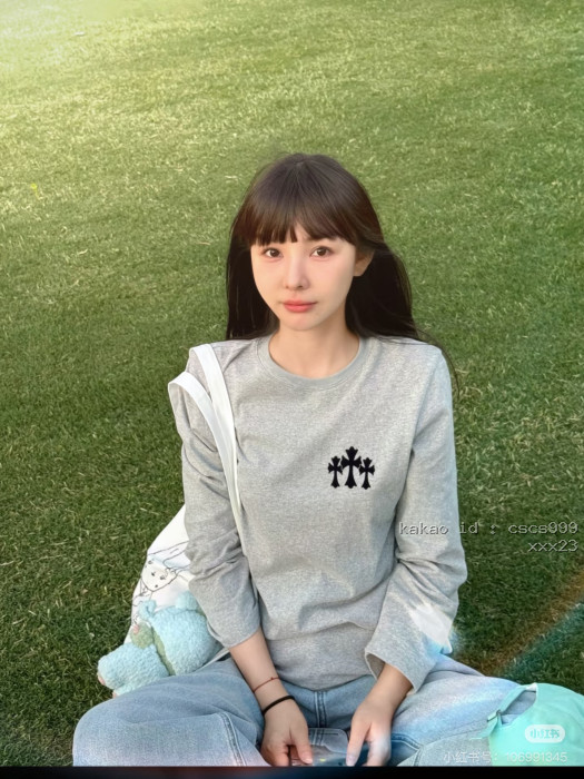 크롬하츠 플록 크로스 긴팔 티셔츠 레플리카 미러급 SA급 S급 고퀄리티 하이엔드 최상급 의류 [남성여성공용] [셀럽] 7