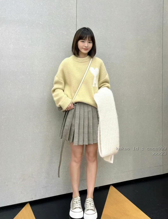 아미 파리 하트 자카드 크루넥 스웨터 레플리카 미러급 SA급 S급 고퀄리티 하이엔드 최상급 의류 [남성여성공용] [셀럽] 14