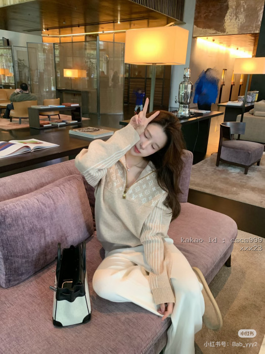 루이비통 SKI 스키 시리즈 프린트 긴팔 스웨터 레플리카 미러급 SA급 S급 고퀄리티 하이엔드 최상급 의류 [남성여성공용] [셀럽] 4
