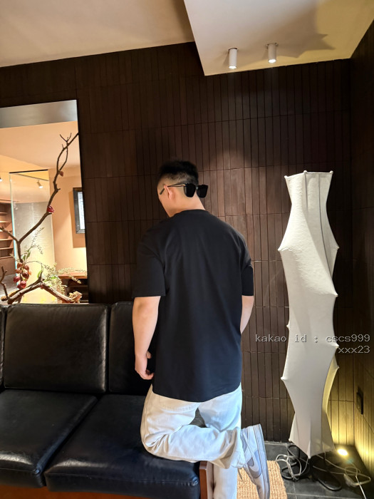 버버리 레터 프린트 크루넥 반팔 티셔츠 레플리카 미러급 SA급 S급 고퀄리티 하이엔드 최상급 의류 [남성여성공용] [셀럽] 7