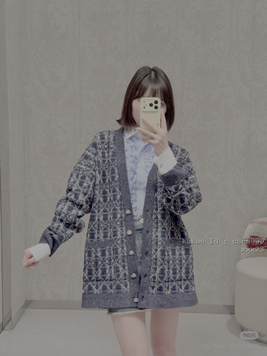 디올 모노그램 체크 니트 가디건 레플리카 미러급 SA급 S급 고퀄리티 하이엔드 최상급 의류 [남성여성공용] [셀럽] 15