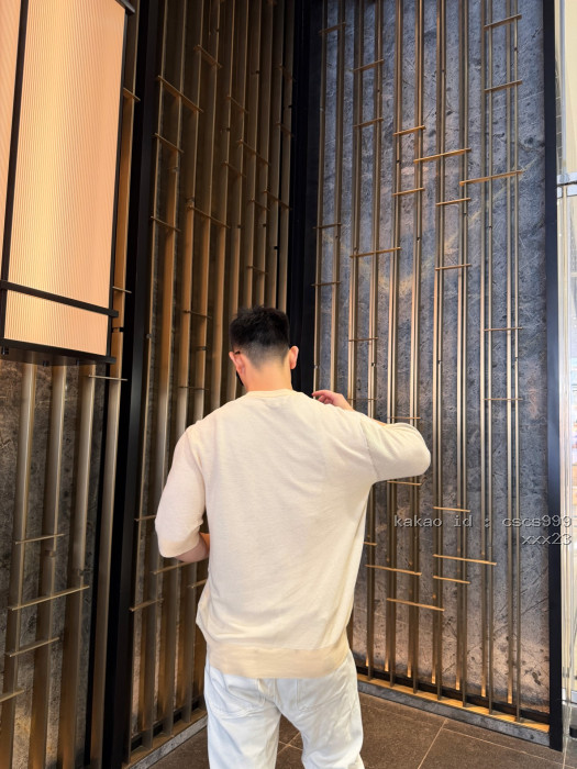 에르메스 파리 로고 자카드 반팔 티셔츠 레플리카 미러급 SA급 S급 고퀄리티 하이엔드 최상급 의류 [남성여성공용] [셀럽] 13