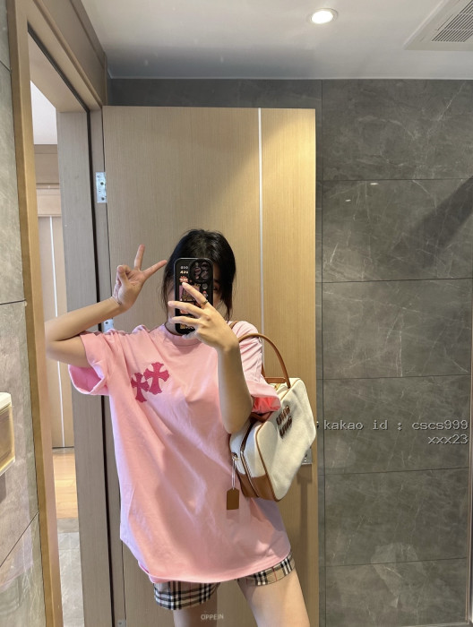 크롬하츠 십자가 자수 반팔 티셔츠 레플리카 미러급 SA급 S급 고퀄리티 하이엔드 최상급 의류 [남성여성공용] [셀럽] 10