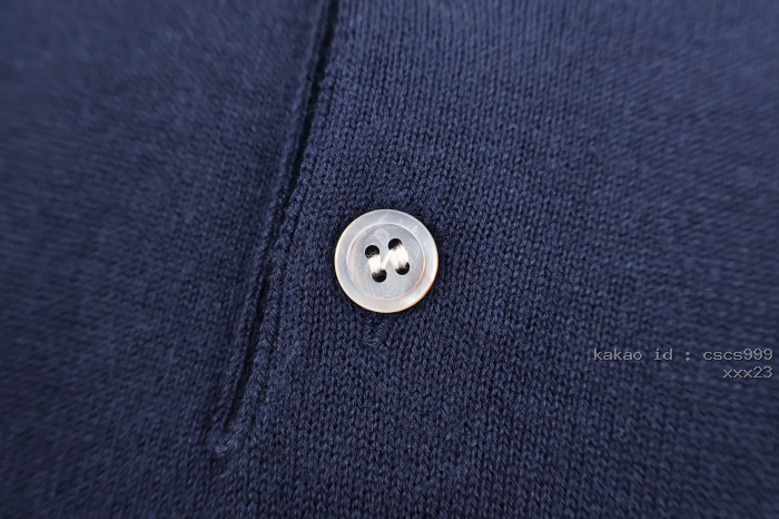 브루넬로쿠치넬리 BC 컬러 블록 얇은 트리밍 니트 반팔 셔츠 레플리카 미러급 SA급 S급 고퀄리티 하이엔드 최상급 의류 [남성여성공용] [셀럽] 5