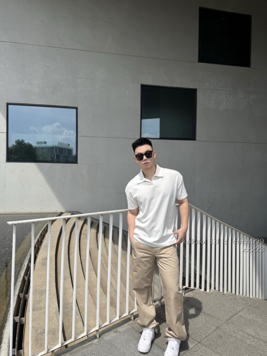 루이비통 LV 가죽 로고 실크 코튼 크레이프 캐주얼 팬츠 레플리카 미러급 SA급 S급 고퀄리티 하이엔드 최상급 의류 [남성여성공용] [셀럽] 3