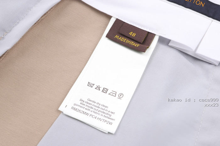 루이비통 LV 가죽 로고 실크 코튼 크레이프 캐주얼 팬츠 레플리카 미러급 SA급 S급 고퀄리티 하이엔드 최상급 의류 [남성여성공용] [셀럽] 18