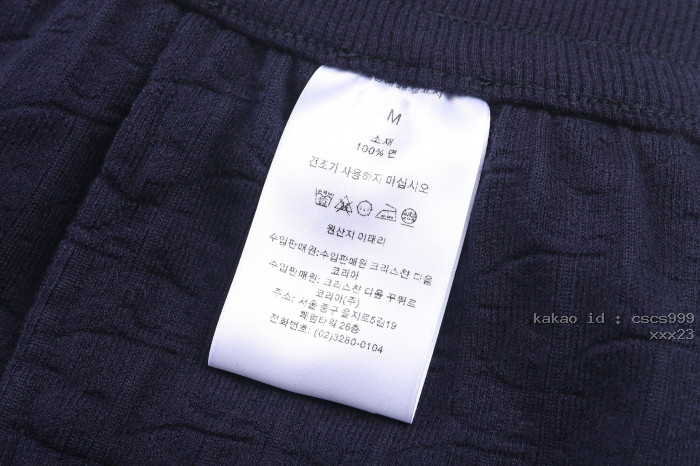 디올 코튼 테리 자카드 로고 쇼츠 레플리카 미러급 SA급 S급 고퀄리티 하이엔드 최상급 의류 [남성여성공용] [셀럽] 17