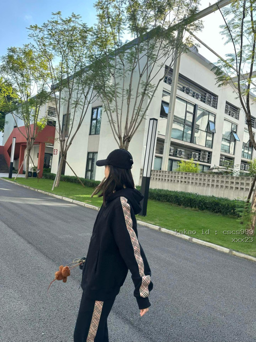 버버리 자수 체크 코튼 후드 재킷 레플리카 미러급 SA급 S급 고퀄리티 하이엔드 최상급 자켓 의류 [남성여성공용] [셀럽] 9