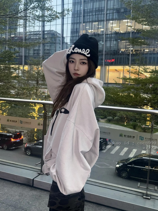 발렌시아가 프린트 로고 디스트레스드 후드 스웨트셔츠 레플리카 미러급 SA급 S급 고퀄리티 하이엔드 최상급 의류 [남성여성공용] [셀럽] 5