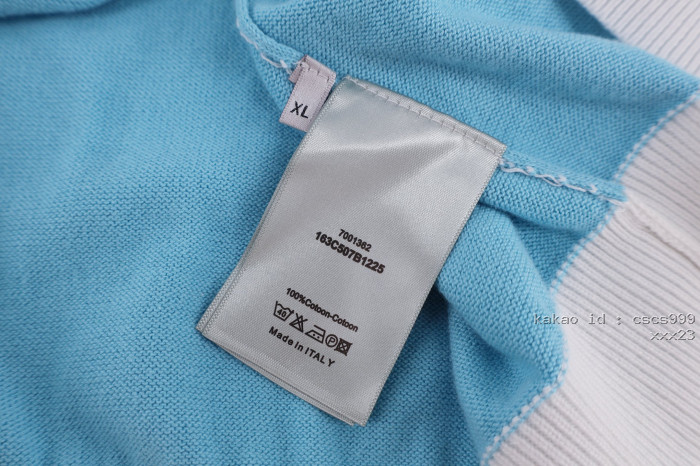 디올 자수 컬러 블록 스트라이프 니트 긴팔 티셔츠 레플리카 미러급 SA급 S급 고퀄리티 하이엔드 최상급 의류 [남성여성공용] [셀럽] 9