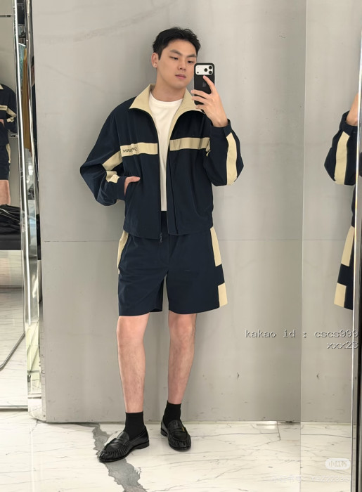 생로랑 YSL 컬러 블록 스탠드 칼라 스포티 지퍼업 재킷 레플리카 미러급 SA급 S급 고퀄리티 하이엔드 최상급 의류 [남성여성공용] [셀럽] 12