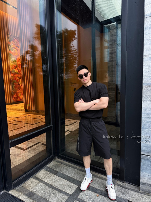 디올 측면 지퍼 포켓 자수 레터링 반바지 레플리카 미러급 SA급 S급 고퀄리티 하이엔드 최상급 의류 [남성여성공용] [셀럽] 3