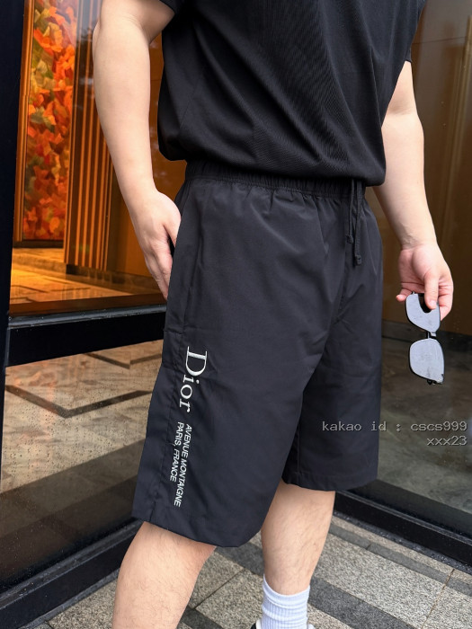 디올 측면 지퍼 포켓 자수 레터링 반바지 레플리카 미러급 SA급 S급 고퀄리티 하이엔드 최상급 의류 [남성여성공용] [셀럽] 5