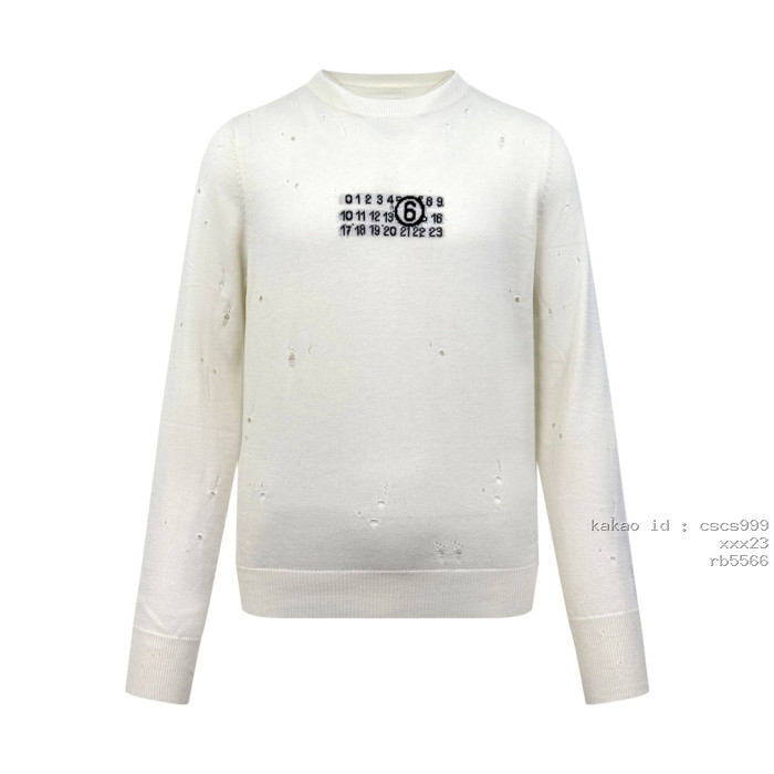 메종마르지엘라 디지털 스웨터 의류 [남성여성공용] [셀럽]