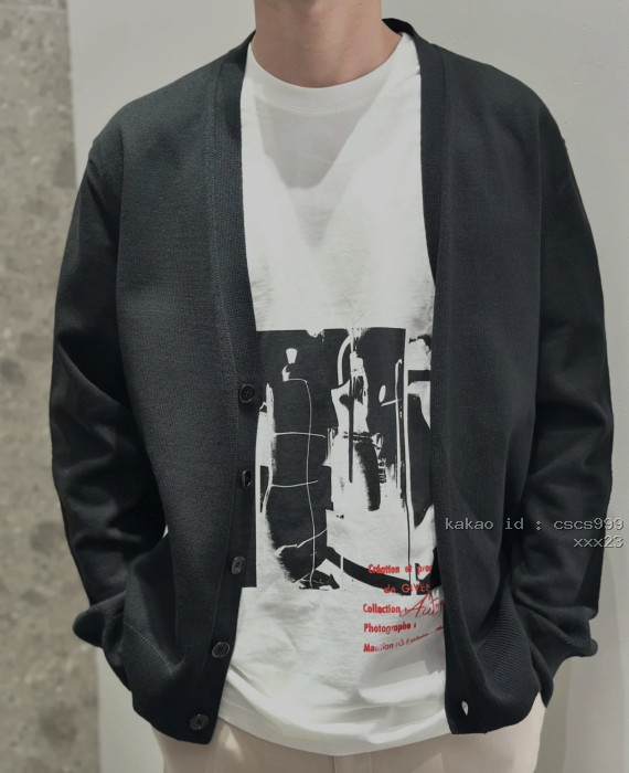 지방시 자카드 로고 클래식 가디건 의류 [남성여성공용] [셀럽] 13