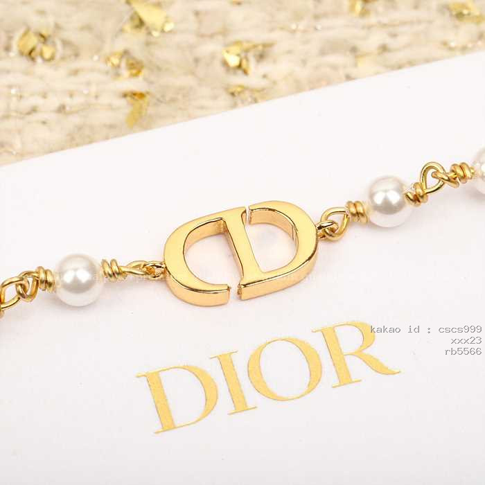 디올 CD 진주 목걸이 악세사리 목걸이 6