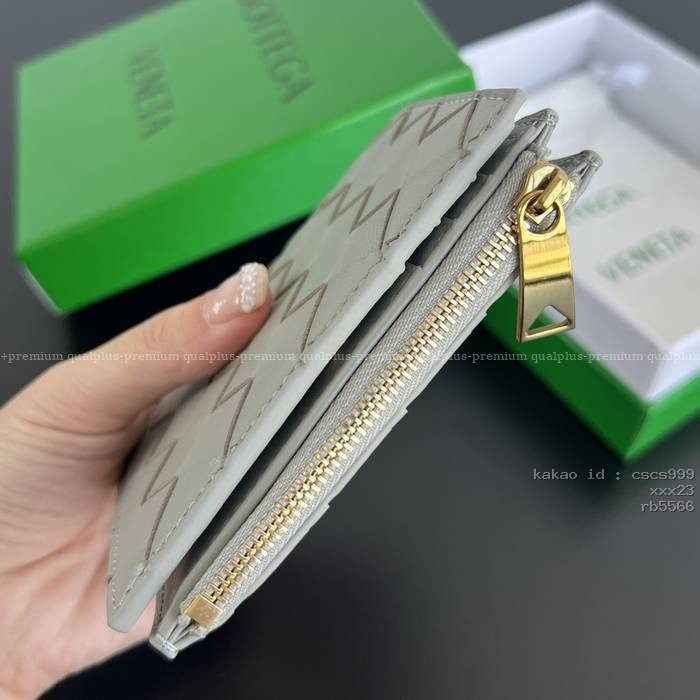보테가베네타 742330 인트레치아토 폴더 지퍼 지갑 스몰 남녀공용 지갑 4