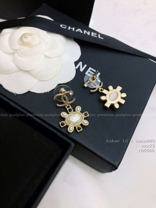 샤넬 CC 빈티지 진주 귀걸이 악세사리 목걸이 3