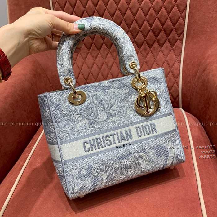 디올 LADY D-LITE 디라이트 레이디백 미듐 가방