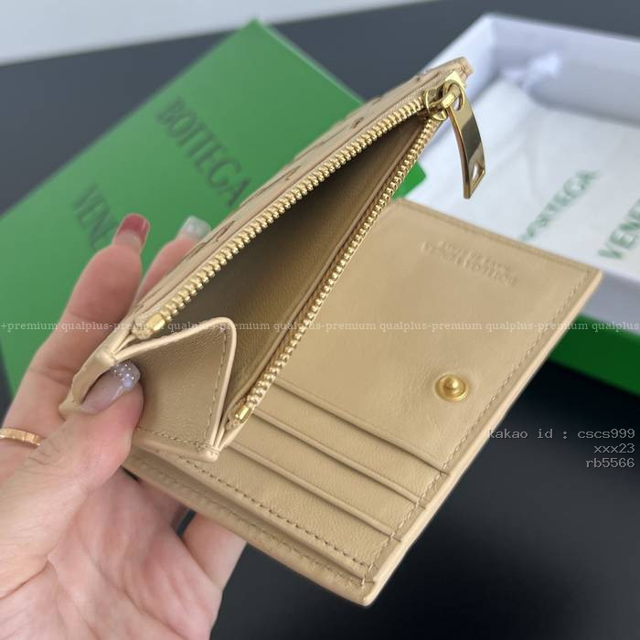 보테가베네타 742330 인트레치아토 폴더 지퍼 지갑 스몰 남녀공용 지갑 4