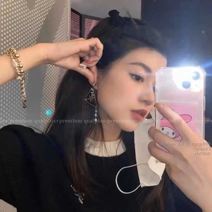 프라다 볼 스탐토 주얼 펜던트 이어링 귀걸이 여성용 악세사리 귀걸이 7