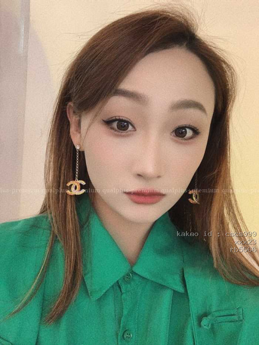 샤넬 CC 이어링 귀걸이 여성용 악세사리 귀걸이 9